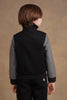 One Friday Kids Boys Black Solid Jacket