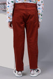 One Friday Kids Boys Brown Cotton Trouser - One Friday World