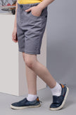 One Friday Kids Boys Blue Cotton Abstract Shorts - One Friday World