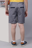 One Friday Kids Boys Blue Cotton Abstract Shorts - One Friday World