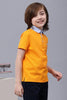 One Friday Boys Yellow Cotton Polo-Tee - One Friday World