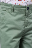 One Friday Kids Boys Green Cotton Shorts - One Friday World