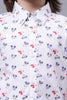 One Friday Kids Boys Mickey Printed White Cotton Shirt - One Friday World