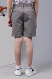 One Friday Kids Boys Grey Cotton Shorts - One Friday World