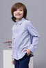 One Friday Kids Boys Full sleeves Cotton Blue Shirt - One Friday World