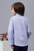 One Friday Kids Boys Full sleeves Cotton Blue Shirt - One Friday World