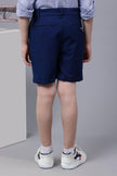 One Friday Kids Boys Royal Blue Cotton Shorts - One Friday World