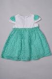 One Friday Baby Girls Mint Lace Dress