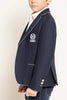 One Friday Kids Boys Navy Blue V-Neck Blazer - One Friday World