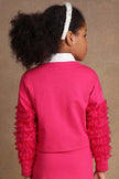 One Friday Girls Pink Doll House Themed Sweatshirt