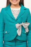 One Friday Enchanted Teal Blazer - One Friday World