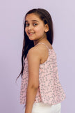 One Friday Kids Girls Sleeveless Nude Top - One Friday World