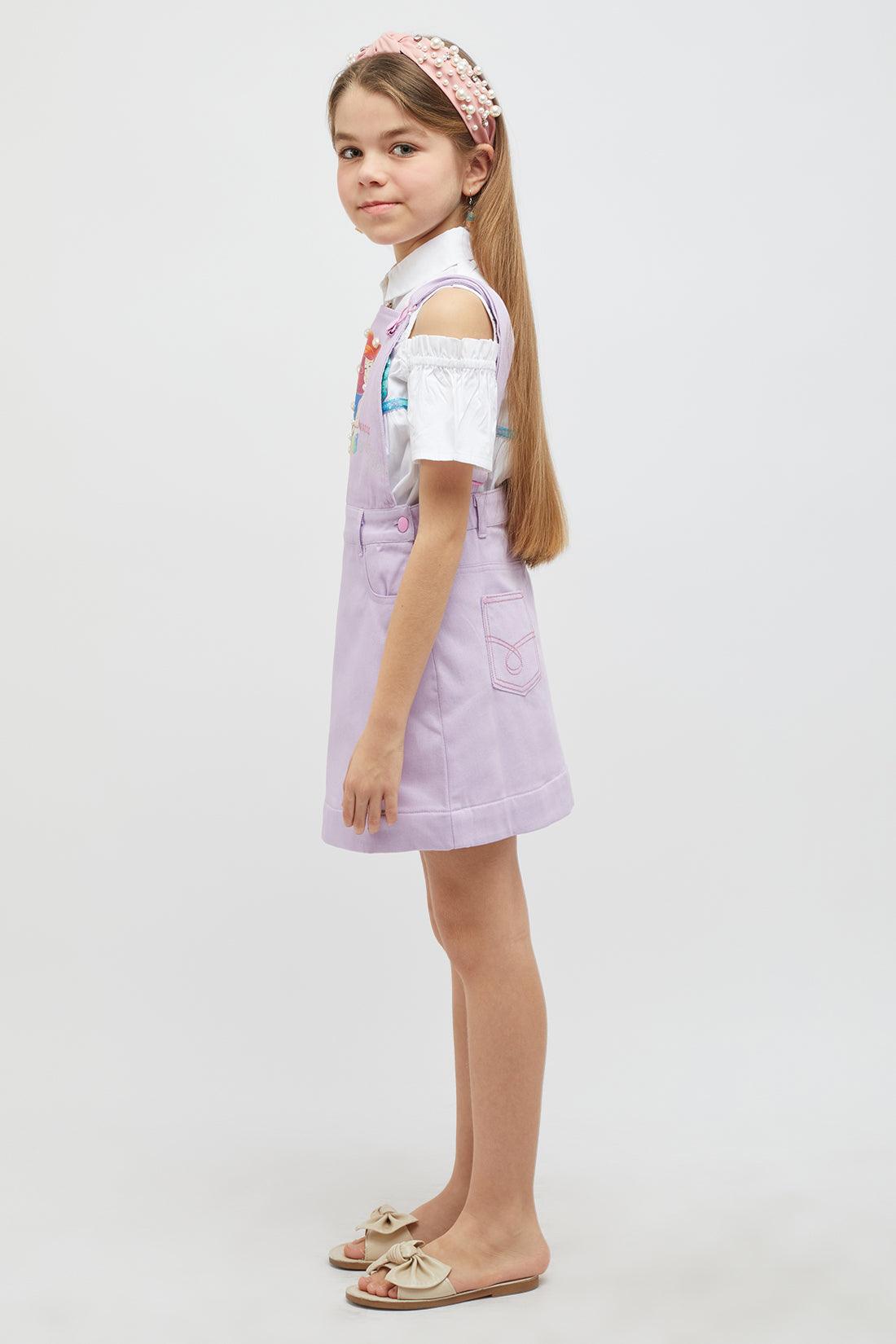 One Friday Lilac Mermaid Dungaree - One Friday World