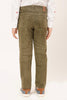 One Friday Varsity Chic Corduroy Green Trousers for Boys - One Friday World