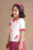 One Friday Kids Girls White Solid Top