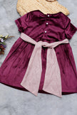 One Friday Kids Girls Burgundy Dress - One Friday World