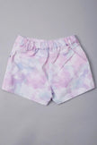 One Friday Kids Girls Multi Cotton Tye Dye Printed Short - One Friday World