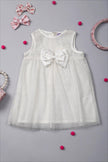 One Friday Baby Girls Sparkling White Party Dress - One Friday World