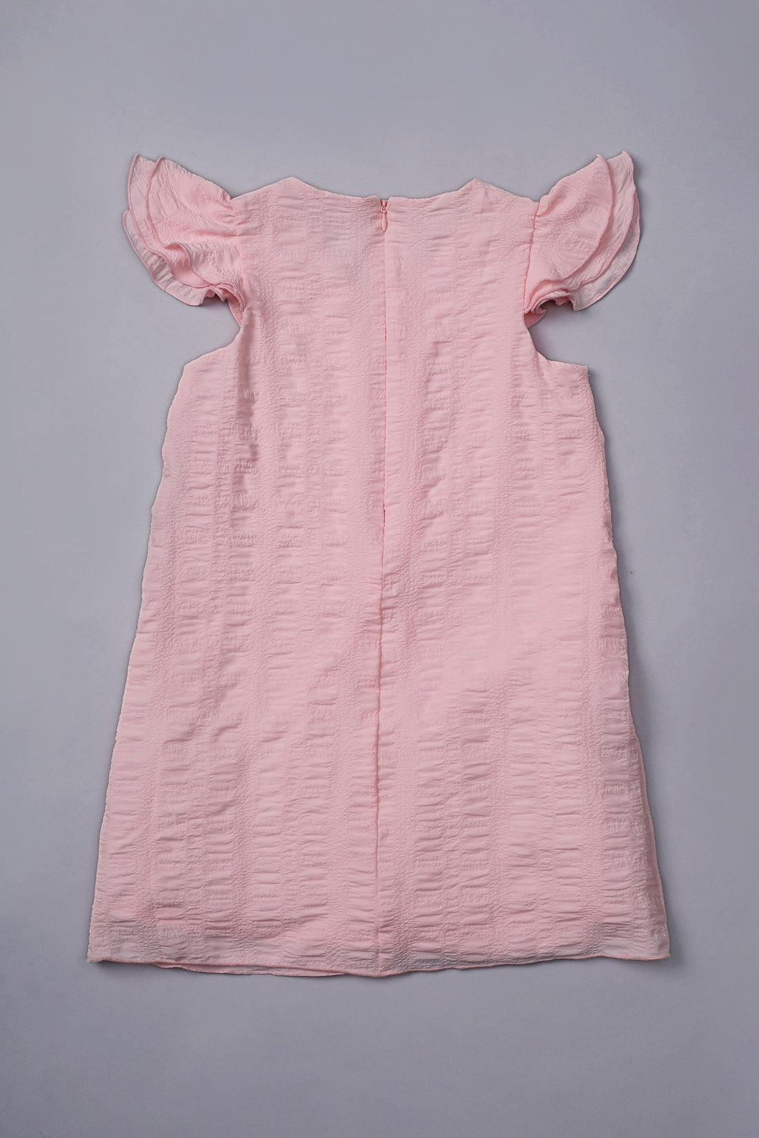 One Friday Kids Girls Baby Pink Straight Dress - One Friday World