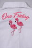 One Friday Kids Girls White Cotton Half Sleeves Top with Tie-up Knot - One Friday World