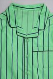 One Friday Kids Boys Green Stripes Night Suit - One Friday World