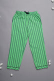 One Friday Kids Boys Green Stripes Night Suit - One Friday World