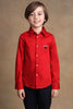 One Friday Kids Boys Red Collared Shirt