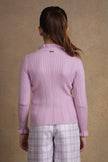 One Friday Kids Girls Lilac Solid Jumper