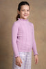 One Friday Kids Girls Lilac Solid Jumper