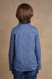 One Friday Kids Boys Blue Cars Printed Shirt