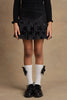 One Friday Girls Star Design Frilled Black Skirt