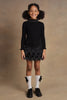 One Friday Girls Star Design Frilled Black Skirt