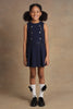 One Friday Kids Girls Navy Blue Winter Dress