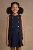 One Friday Kids Girls Navy Blue Winter Dress