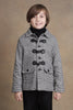 One Friday Kids Boys Black Checks Jacket