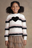 One Friday Girls Multi Stripes Sweater