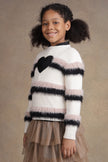 One Friday Girls Multi Stripes Sweater