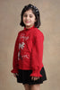 One Friday Kids Girls Red Solid Top