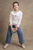 One Friday Kids Girls Off White Solid Top