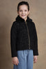 One Friday Kids Girls Sequinned Black Jacket