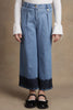 One Friday Kids Girls Blue Denim Trouser