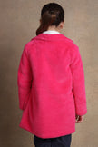 One Friday Kids Girls Peppy Pink Fleece Overcoat