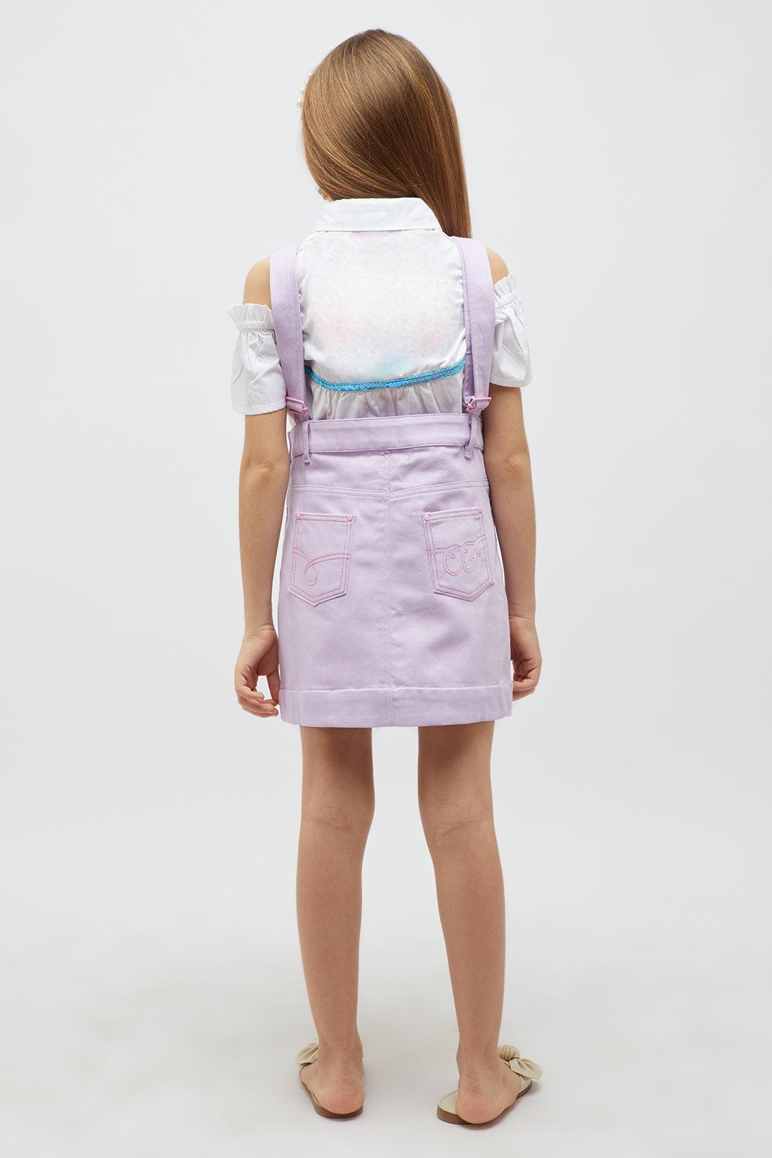 One Friday Lilac Mermaid Dungaree - One Friday World