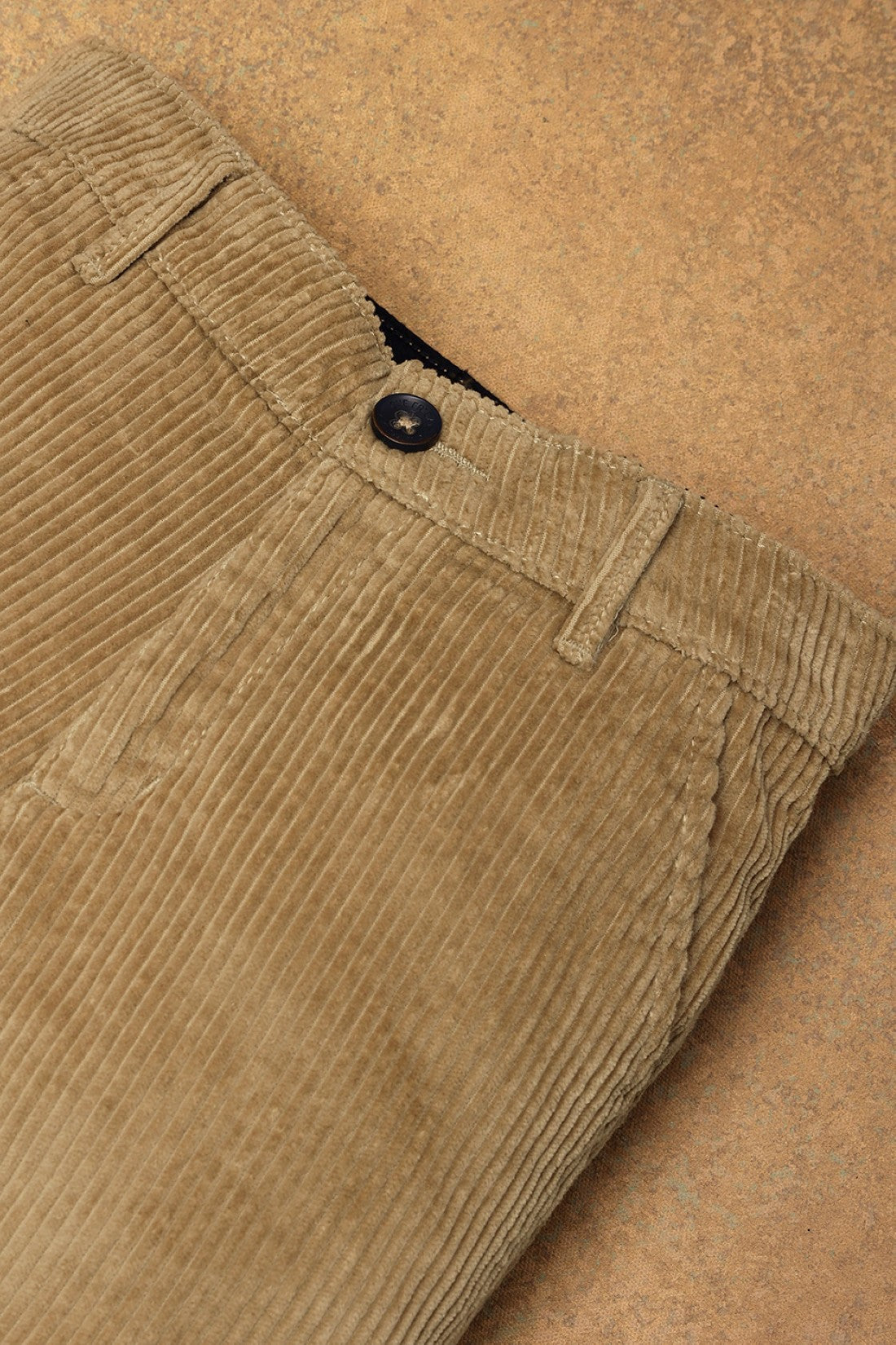 One Friday Kids Boys Beige 100% Cotton Corduroy Trouser