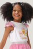 One Friday Kids Girls White Candy Top