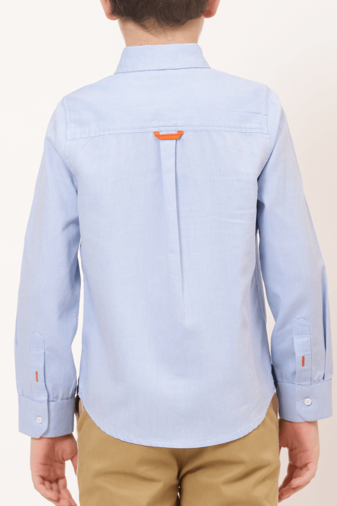 One Friday Varsity Chic Powder Blue Full Sleeves Shirt for Boys - One Friday World