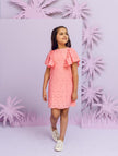 One Friday Kids Girls Peach Dress - One Friday World