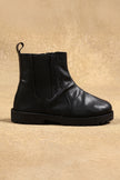 One Friday Boys Black Solid Boots