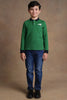 One Friday Kids Boys Green Solid T-shirt