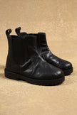 One Friday Boys Black Solid Boots